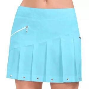 JAMIE SADOCK Women’s 14 Blue Pleated Golf Skort